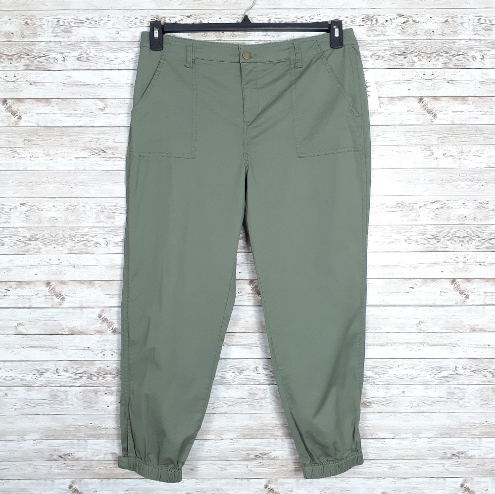 Style & Co Jogger Size 14 Relaxed Fit Olive 474